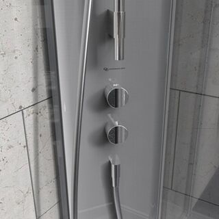 Душевая кабина IFO/IDO Showerama 10-5 Comfort 90x90 профиль белый, стекло прозрачное 131.401.201.301