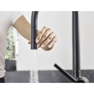 Смеситель для кухни Hansgrohe Talis M54 (72800800) (с вытяжным изливом) под сталь