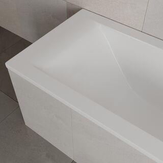 Ванна из литьевого мрамора Delice Diapason (DLR330003) 150х70
