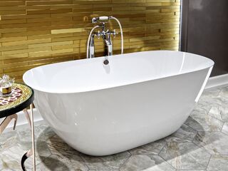 Ванна из искусственного камня AquaStone Бали 180х80 без перелива