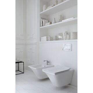 Чаша подвесного унитаза Jacob Delafon Grands Boulevards EDW102-00 (безободковый) белый
