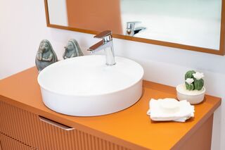 Раковина для установки на столешницу SEREL MINIMAL (2058TXS110H) 46х46 см