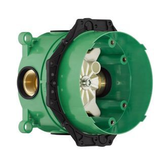 Смеситель для душа Hansgrohe Vivenis 75615670S со скрытой частью (75615670+01800180) матовый черный