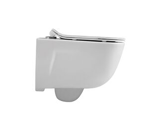 Унитаз подвесной Aquatek ДИВА AQ2012-00 (безободковый) микролифт