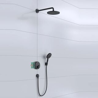 Душевая система Hansgrohe Raindance S 240 1 jet 27959670 черный матовый