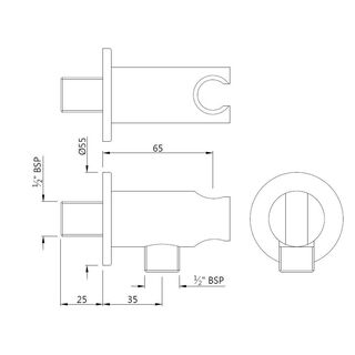 Гигиенический набор JAQUAR Florentine (FLR-CHR-5229HR566H573)