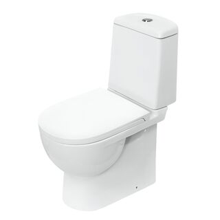 Унитаз напольный Sanita BEST Exclusive (WC.CC/BEST/2-P/WHT.G) с сиденьем термопласт