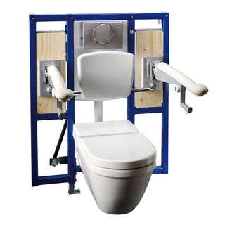 Инсталляция для подвесного унитаза Geberit Duofix UP320 111.375.00.5 (с площадками для поручней)