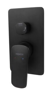 Смеситель для ванны Aquatek Вега AQ1046MB 2 режима, матовый черный