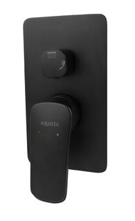 Комплект для ванной 4 в 1 Aquatek Вега AQ1075MB матовый черный