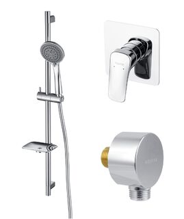 Комплект для ванной 3 в 1 Aquatek Вега AQ1076CR хром