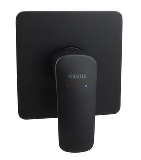 Комплект для ванной 3 в 1 Aquatek Вега AQ1076MB матовый черный