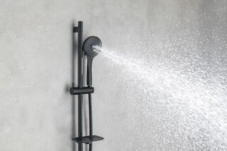 Комплект для ванной 3 в 1 Aquatek Вега AQ1076MB матовый черный