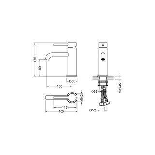 Смеситель для раковины Aquatek Европа AQ1310CR хром