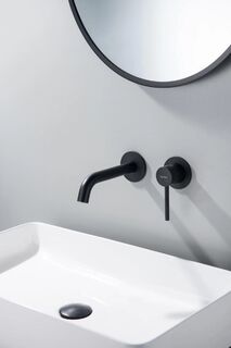 Смеситель для раковины Aquatek Европа AQ1313MB матовый черный
