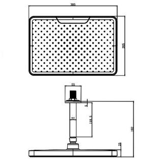 Верхний душ Aquatek Вега AQ2071CR