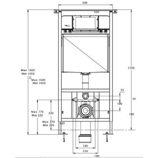 Инсталляция для подвесного унитаза Azario (AZ-8010-1000)