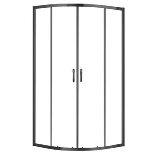 Душевой уголок Azario Milton (AZ-ND2142 1000 Black) (100х100х200 см) без поддона