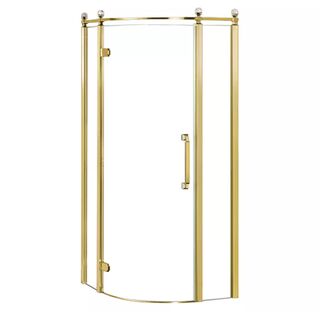 Душевой уголок Azario Ontario (AZ-NBB2231-L 900 GOLD) (90х90х200 см)