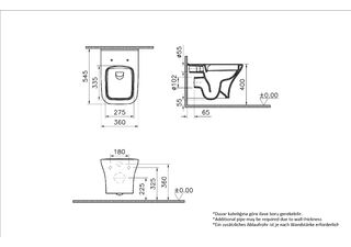 Инсталляция с подвесным унитазом Vitra Zentrum Square 9875B003-7201 (кнопка хром) безободковый микролифт
