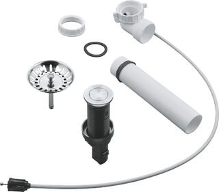 Сливной гарнитур для мойки Grohe 40986SD0 (нержавеющая сталь)