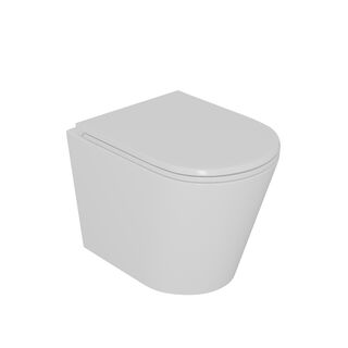 Унитаз подвесной D&K Venice (DT1026016) безободковый сиденье микролифт