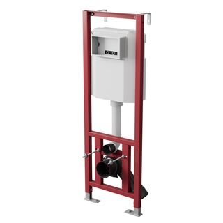 Инсталляция для подвесного унитаза D&K (DI8140116) с клавишей хром