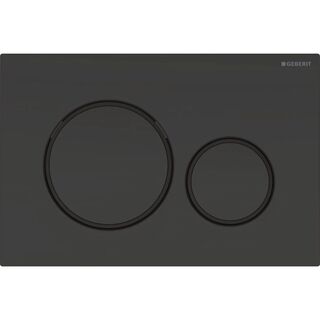 Инсталляция для унитаза Geberit Duofix Sigma 20 111.300.00.5 + 111.815.00.1 + 115.882.DW.1 с кнопкой смыва, черный глянец/черный матовый