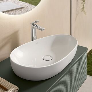 Раковина накладная Villeroy & Boch Antao 4A7465R1 CeramicPlus (650х400 мм)