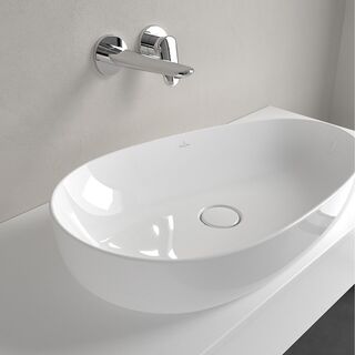 Раковина накладная Villeroy & Boch Antao 4A7465R1 CeramicPlus (650х400 мм)