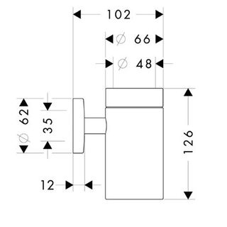 Стаканчик Hansgrohe Logis 40518000