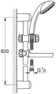 Душевой гарнитур Grohe Tempesta New 28593002