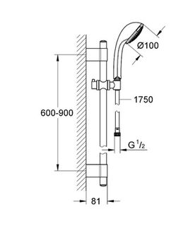 Душевой гарнитур Grohe Relexa 28831001
