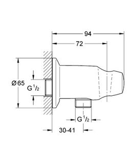 Шланговые соединения Grohe Movario 28406000