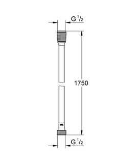 Шланг для душа Grohe Silverflex 28388000 (1,75 м)