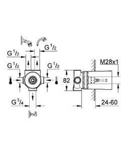 Переключатель Grohe 29708000