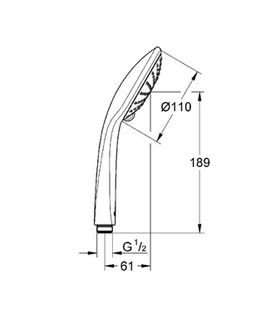 Ручной душ Grohe Euphoria 110 Champagne 27222000