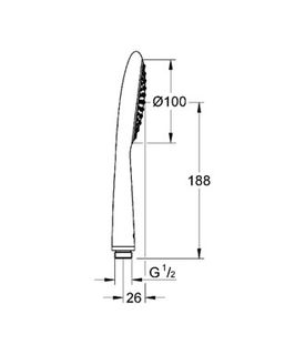 Душевая лейка Grohe Rainshower Solo 100 27338